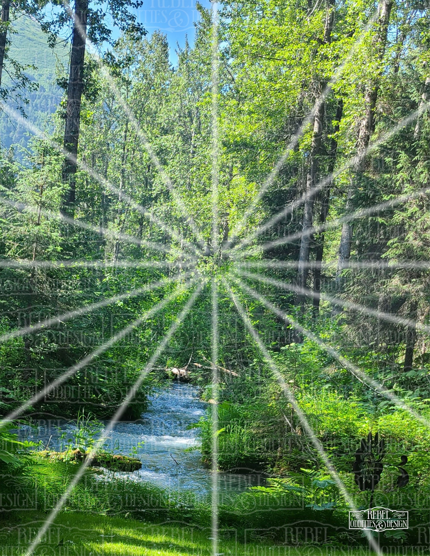 Flowing through Girdwood