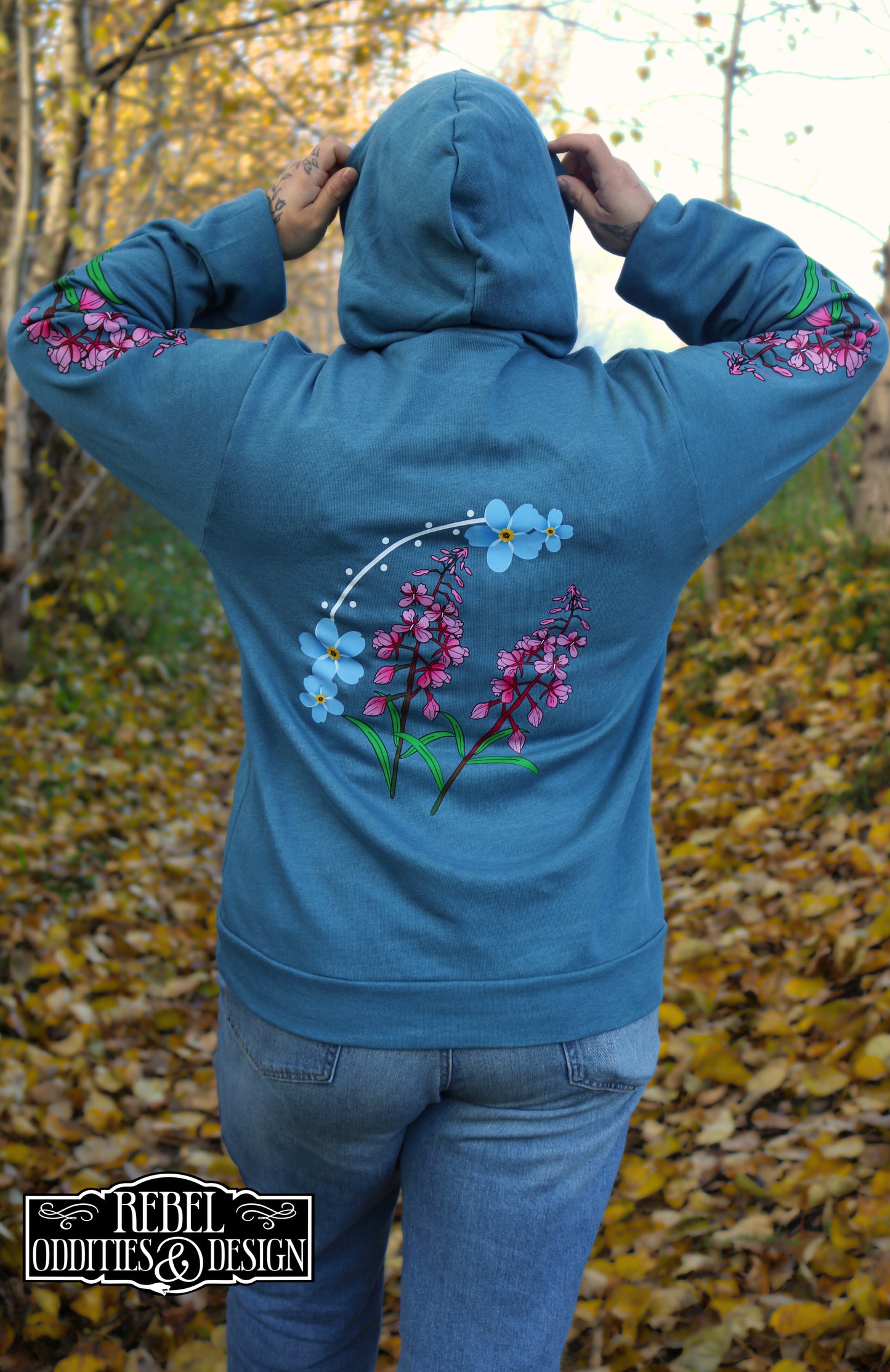 PRE-ORDER: Alaskan Wildflowers Pullover Hoodie