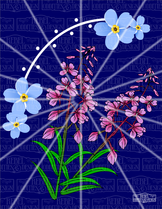 Alaska Wildflowers Print