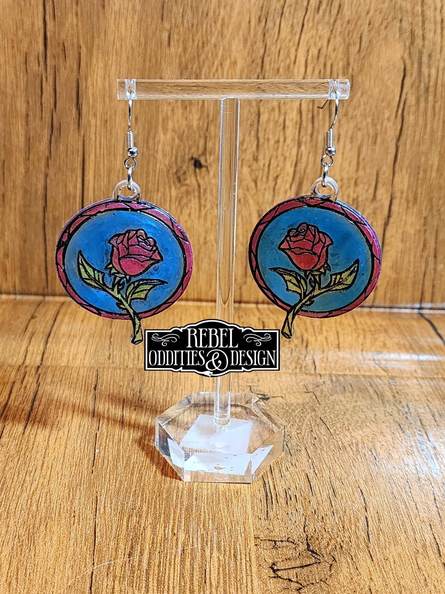 Stained Glass Roses