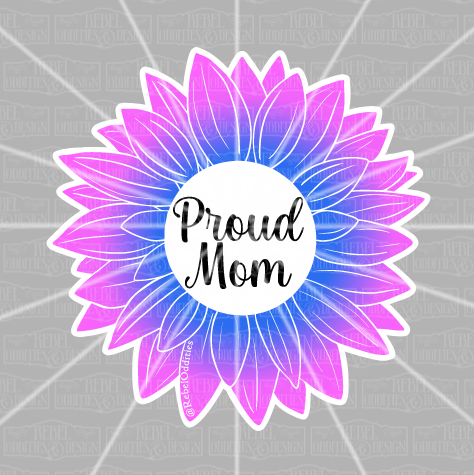 Proud Mom Trans Flower
