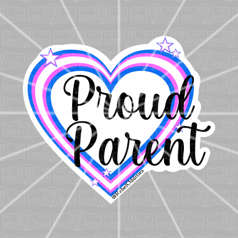 Proud Parent Trans Heart