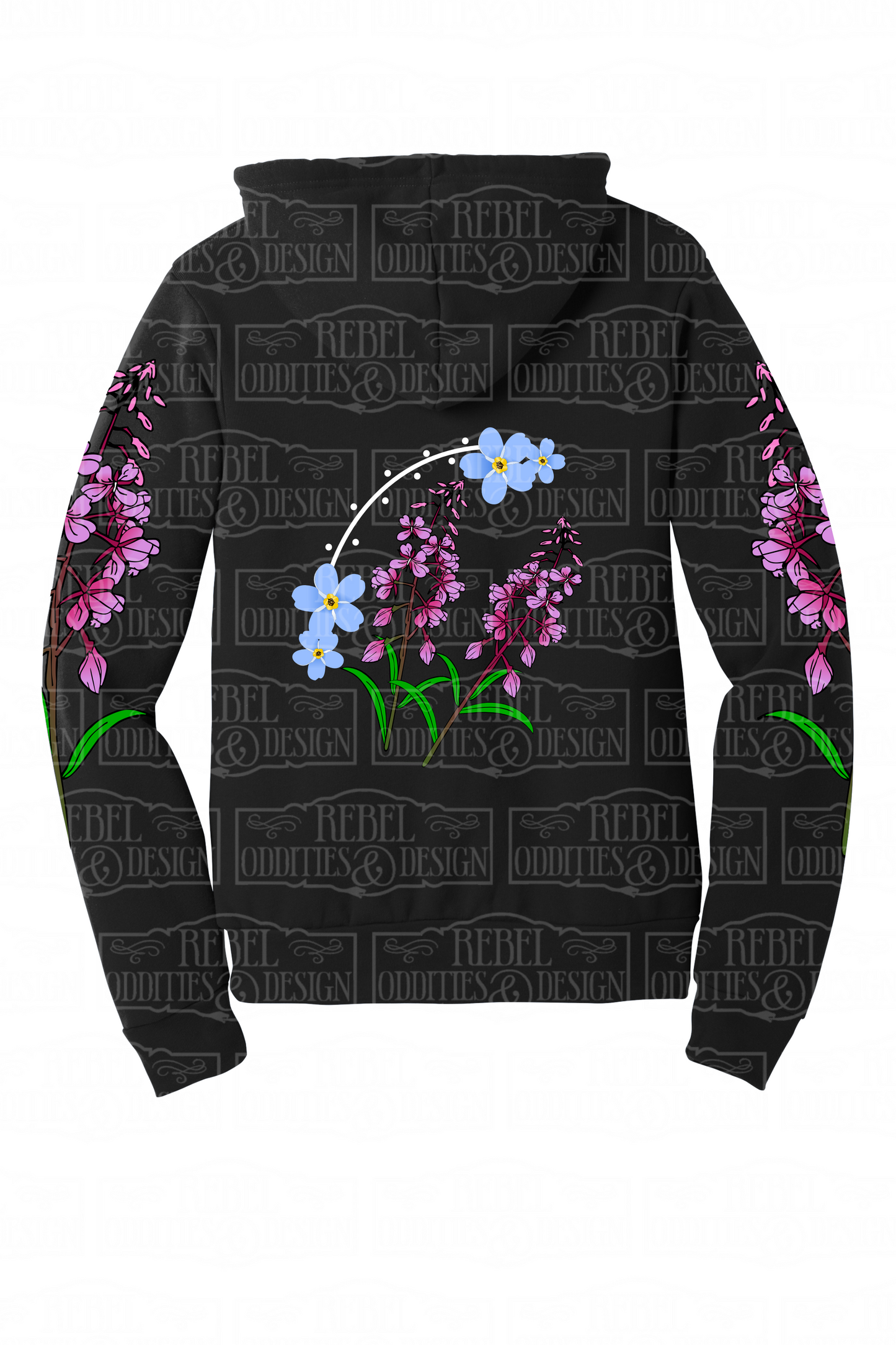 PRE-ORDER: Alaskan Wildflowers Pullover Hoodie