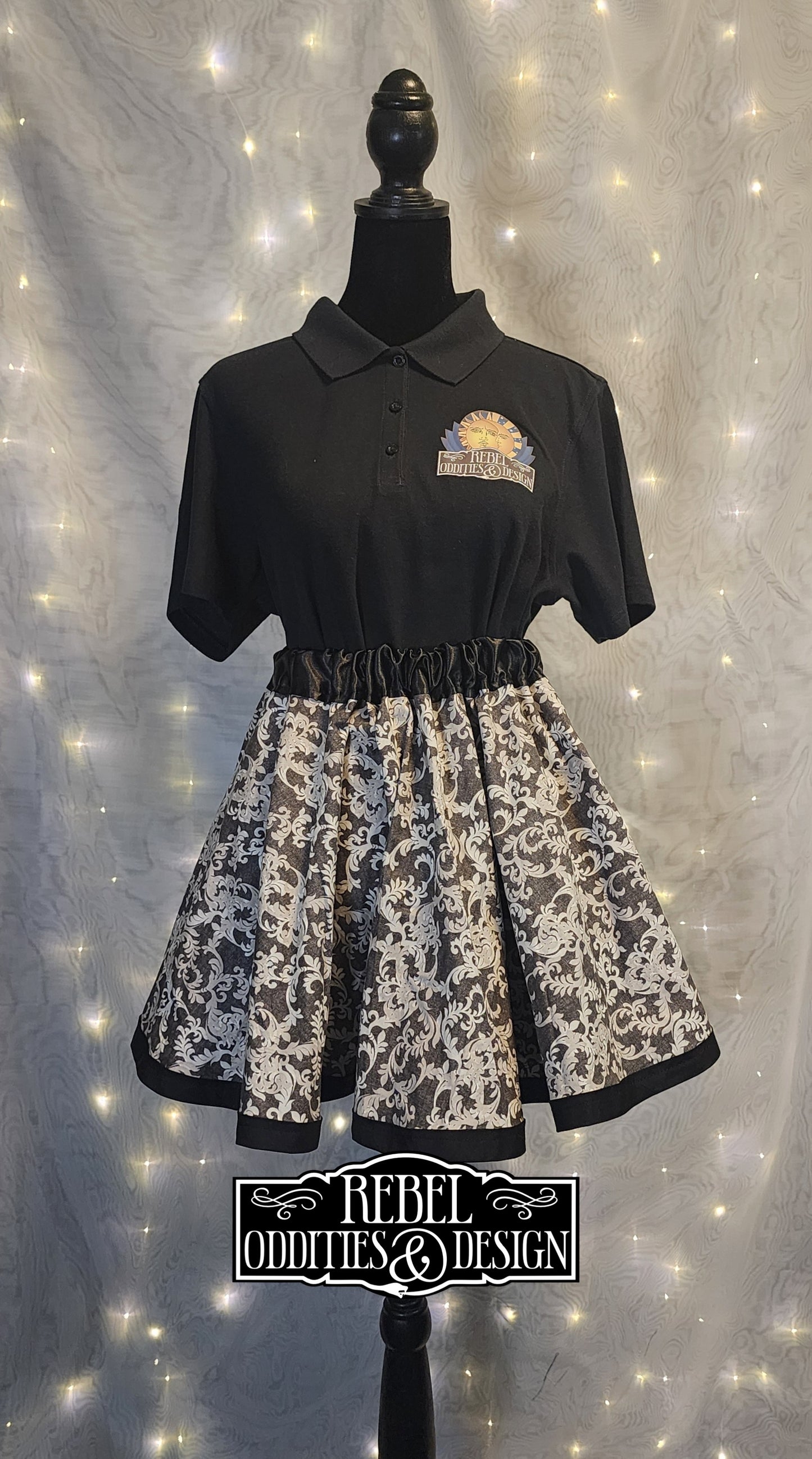 Grey Brocade