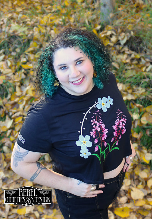 PRE-ORDER: Alaskan Wildflowers Crop Top