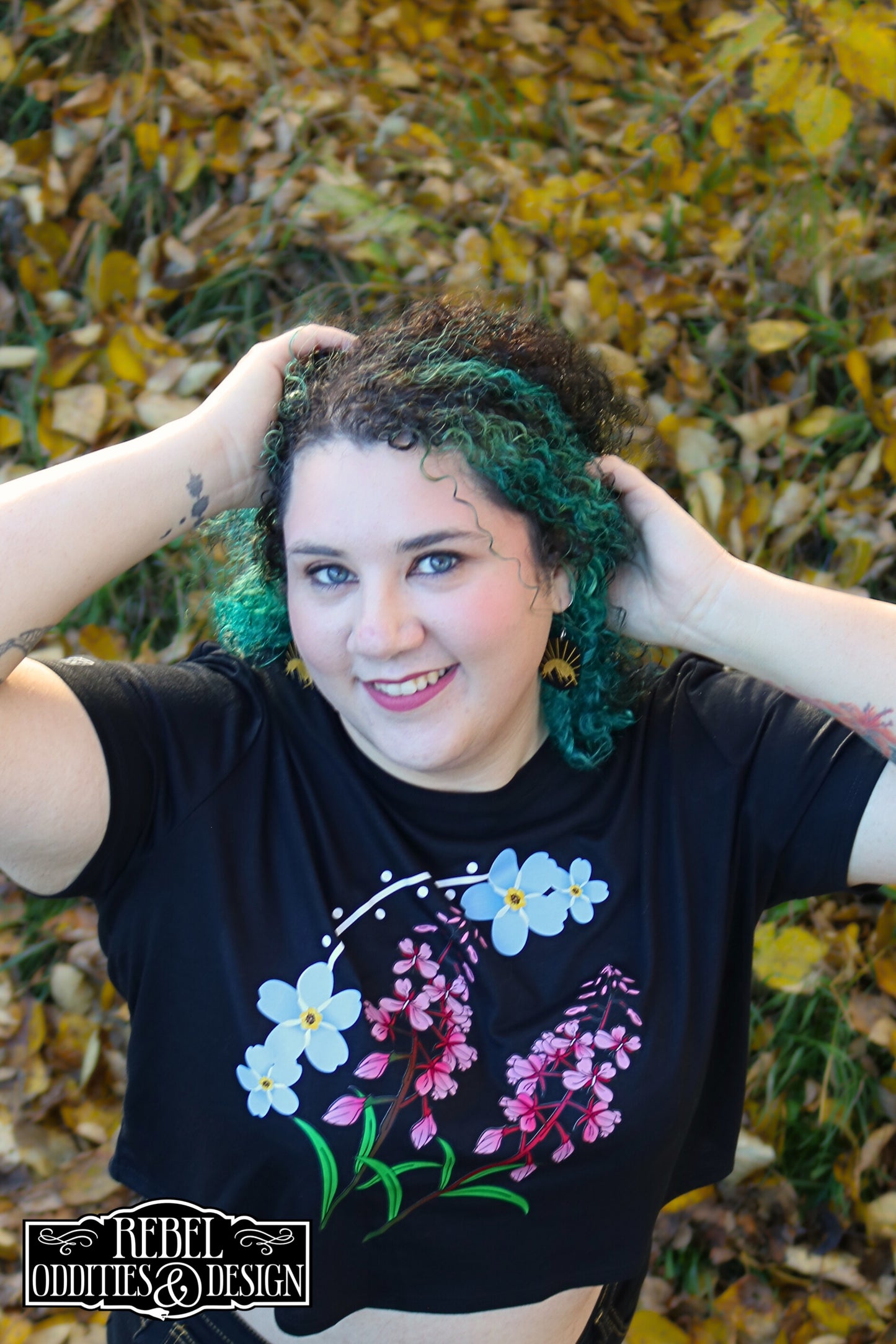 PRE-ORDER: Alaskan Wildflowers Crop Top