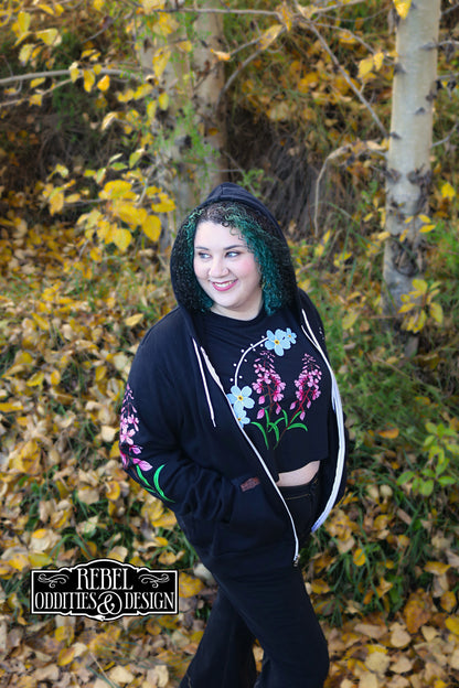 PRE-ORDER: Alaskan Wildflowers Zip Up