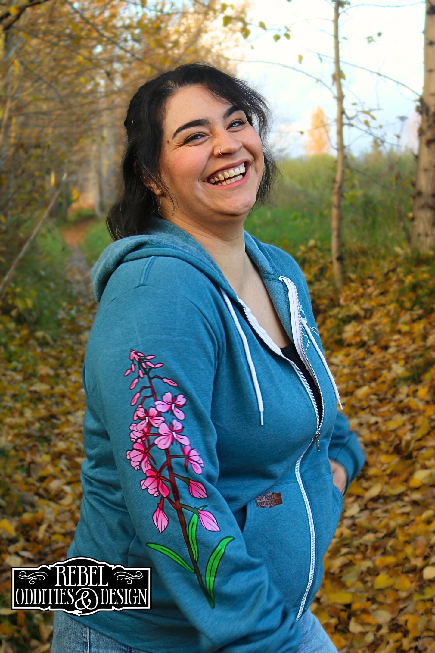 PRE-ORDER: Alaskan Wildflowers Zip Up