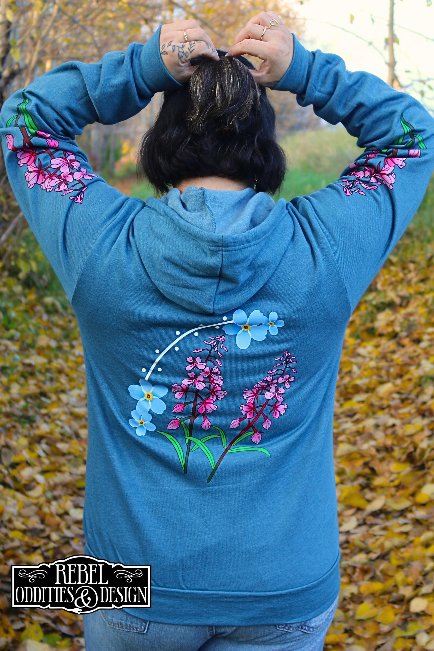 PRE-ORDER: Alaskan Wildflowers Zip Up