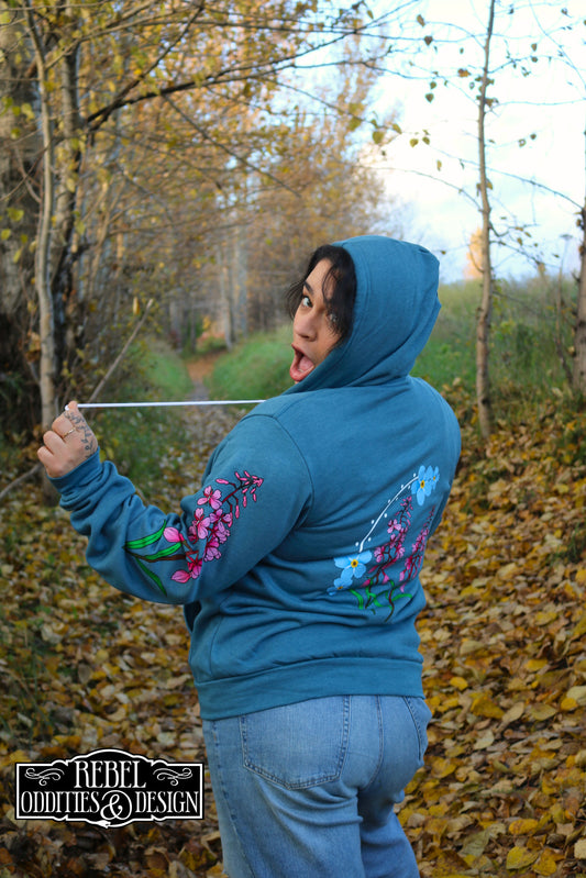 PRE-ORDER: Alaskan Wildflowers Zip Up