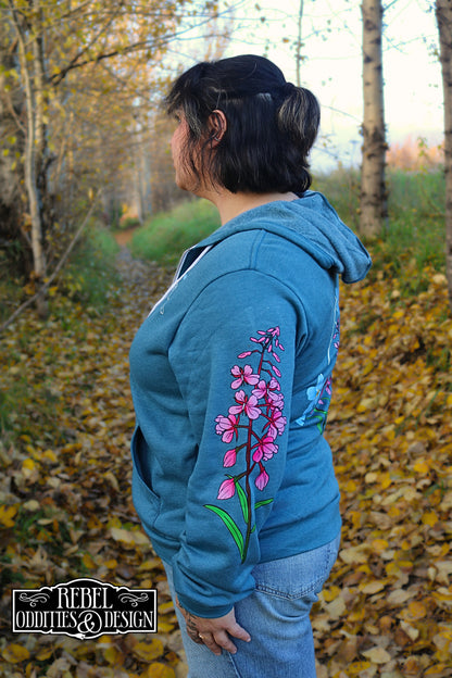 PRE-ORDER: Alaskan Wildflowers Zip Up