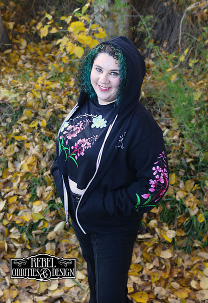 PRE-ORDER: Alaskan Wildflowers Zip Up