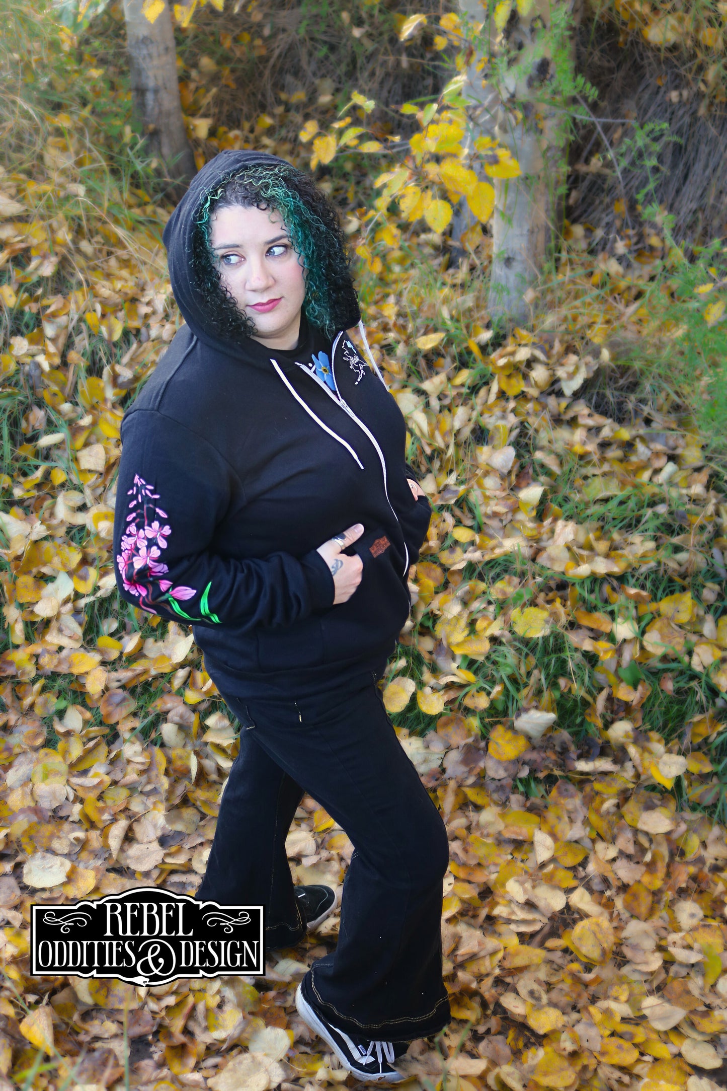 PRE-ORDER: Alaskan Wildflowers Zip Up
