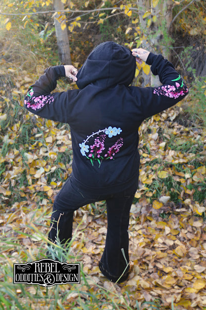 PRE-ORDER: Alaskan Wildflowers Zip Up